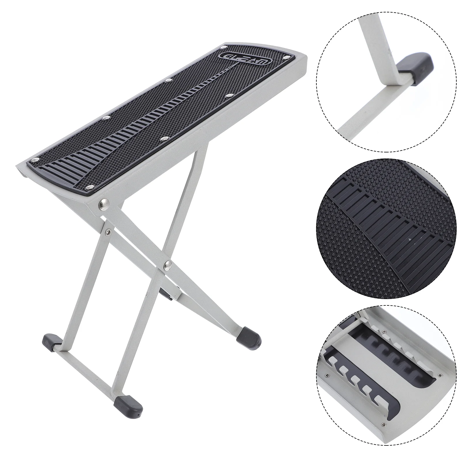 

Nail Pedal Manicure Footboard Tool Footstool Shower Pedicure Tools Non-slip Rubber Shelf Folding