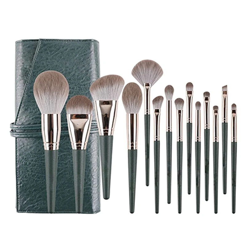 

14Pcs Makeup Brushes Set Foundation Powder Eyeshadow Cosmetic with Storage Bag Drop Shipping