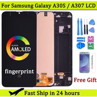 6 4inch super amoled for samsung galaxy a30s a307 lcd display with touch screen digitizer assembly a307f a307fn a307g a307gn lcd