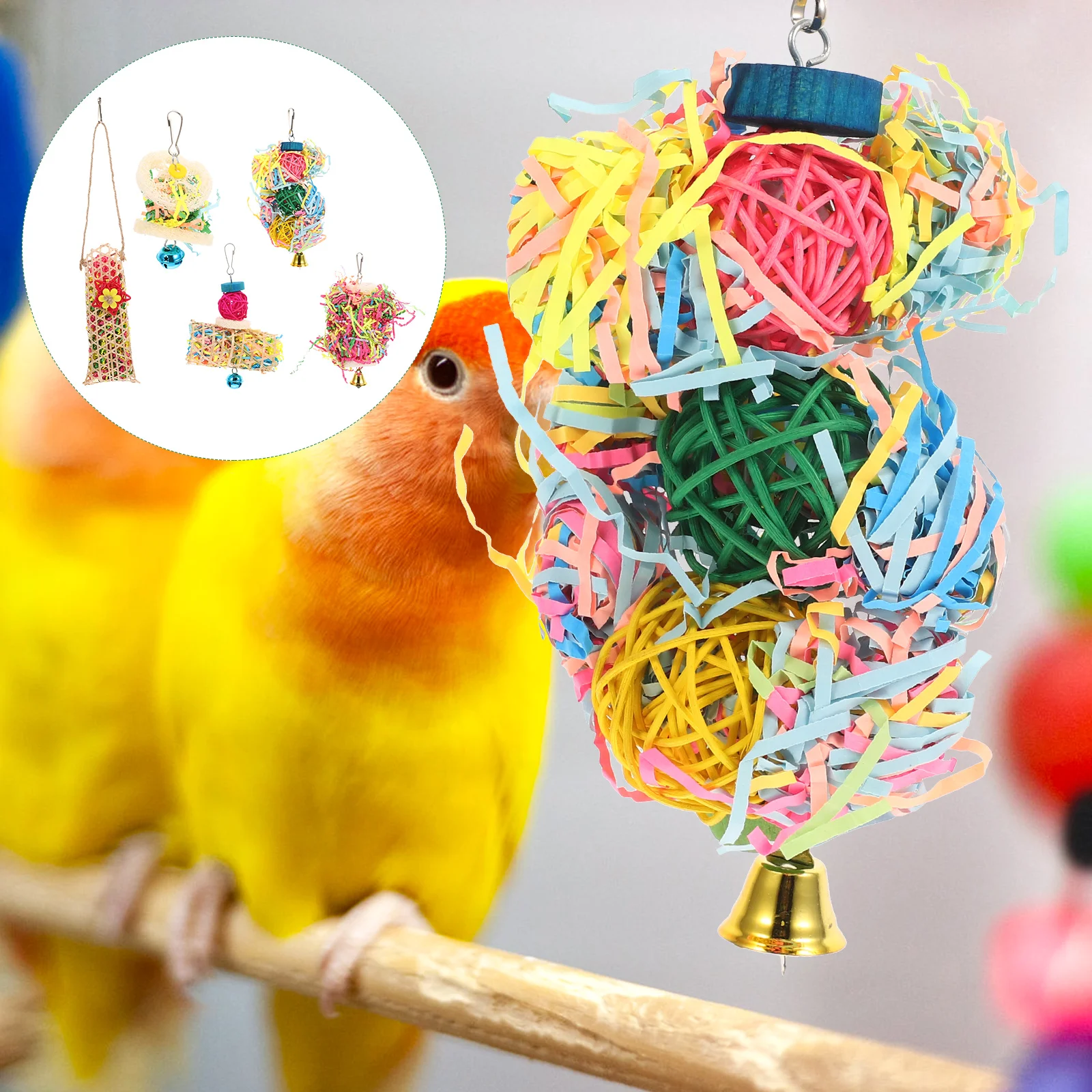 Попугай жевать попугай для клетки длинный хвост птицы попугаи бумага