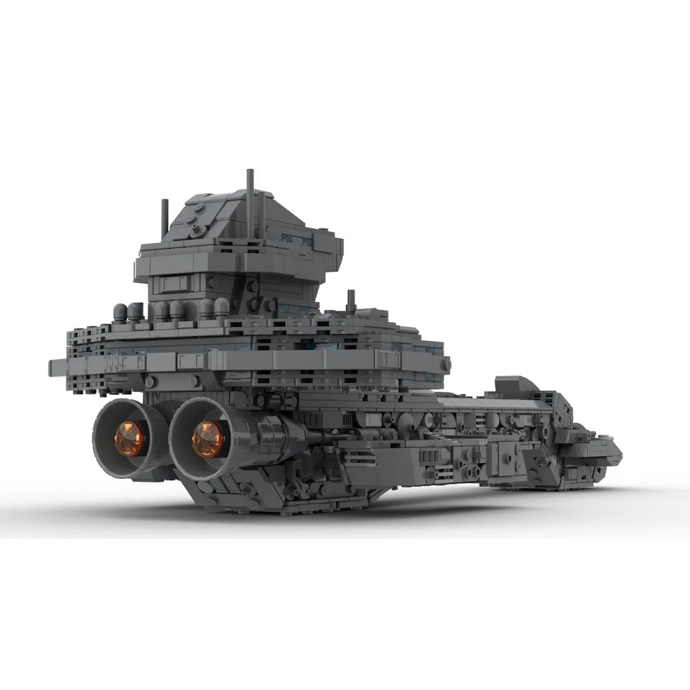 Фото Строительные блоки MOC Space Movie Stargate X-303, модель космического корабля Prometheus, набор кронштейнов для сборки, технологическая игрушка, детский подарок №3