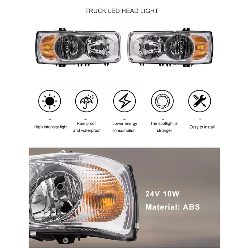 16993011699300 For DAF XF105 XF95 CF LF XF Headlight RH LH Head Lamp European Truck Parts