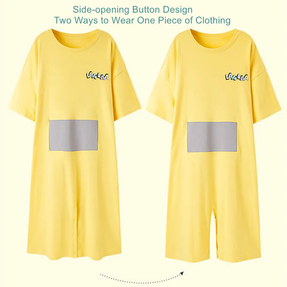 Летние крутые домашние пижамные Комбинезоны 4 цветов для косплея с коротким