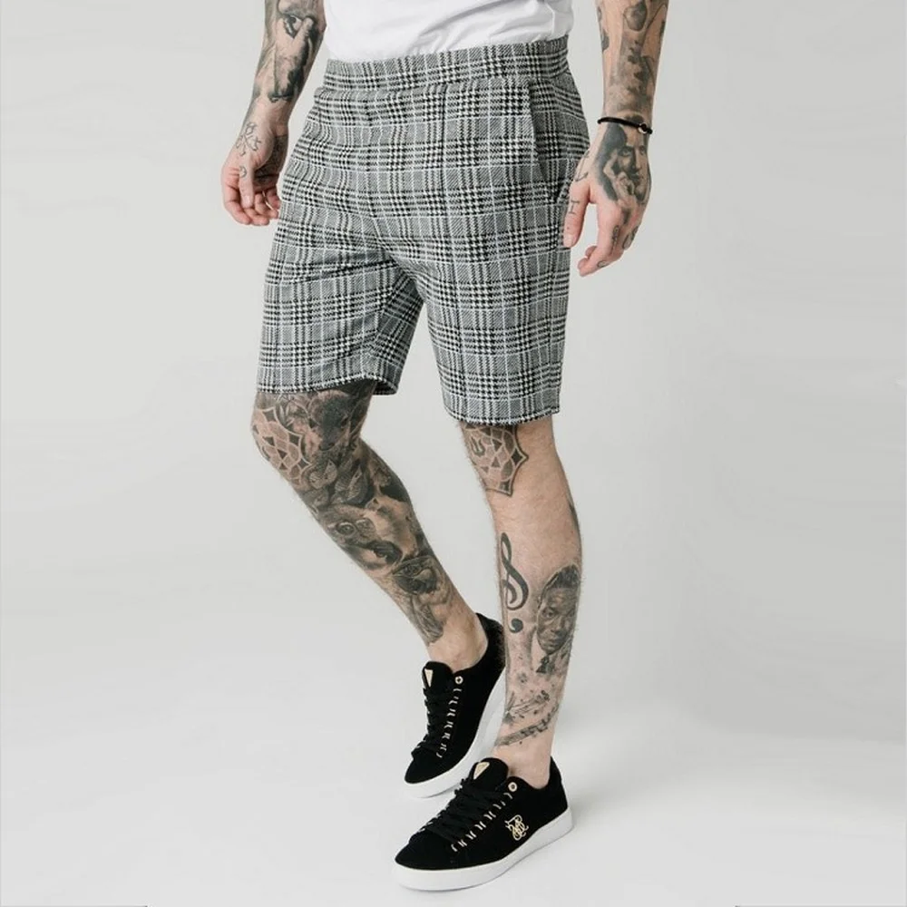 

New High Street Brand 3D Printing Striped Hip-Hop Shorts Men's Sports Running Training Five-Point Pants