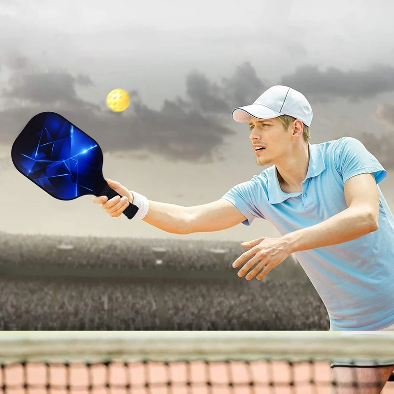 

ELOS-Pickleball Paddle Set,Carbon Fiber Pickleball Racket 2 Rackets And 4 Pickleballs Balls,Paddles Portable Bag