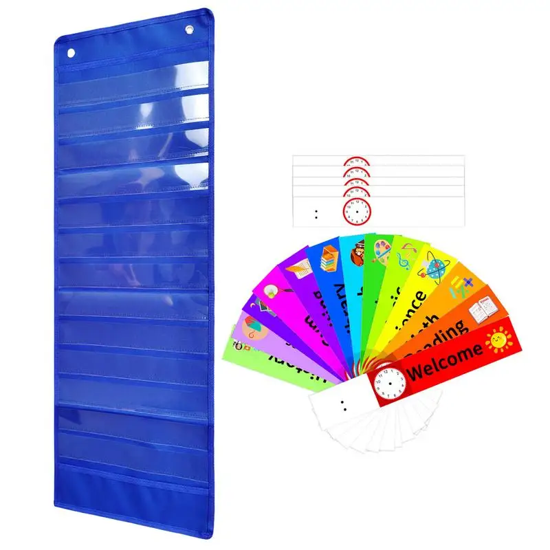 

Class Jobs Pocket Chart Classroom Calendar Preschool Calendar For Kids Education Scheduling Chart For School Office Home School