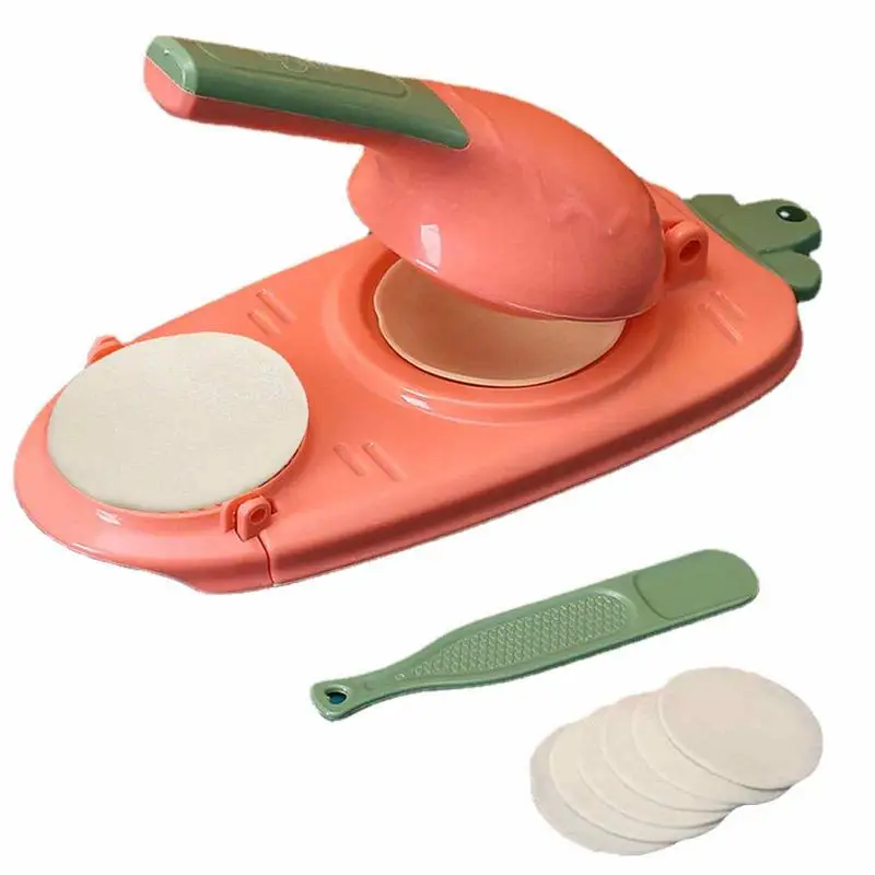 

2 In 1 Kitchen Dumpling Making Tool Baking Pastry Manual Artifact For Pressing Dumpling Skin Wrapper Mould Dough Press Maker
