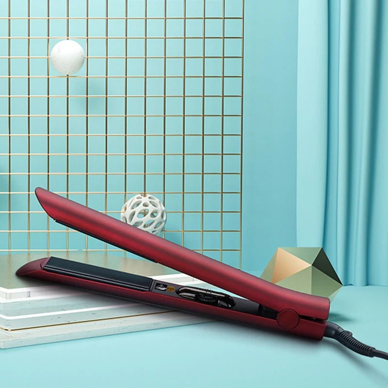 

Professional Hair Straightener Ceramic Flat Iron For Hair Styling 2 In 1 Curling Iron Led Hair Curler Iron For All Hair Types