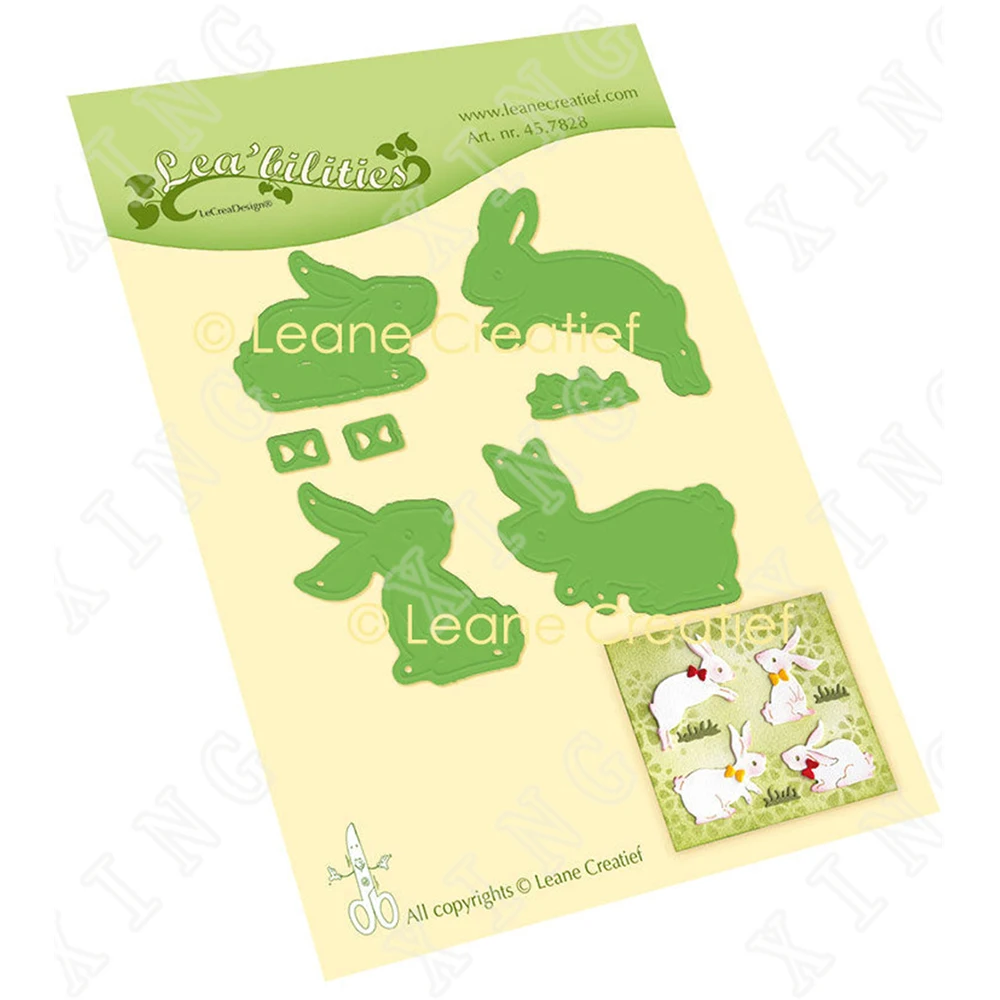 

New Easter Bunnies Metal Cutting Dies for Diy Scrapbooking Crafts Stencils Maker Photo Album Template Handmade Decoration