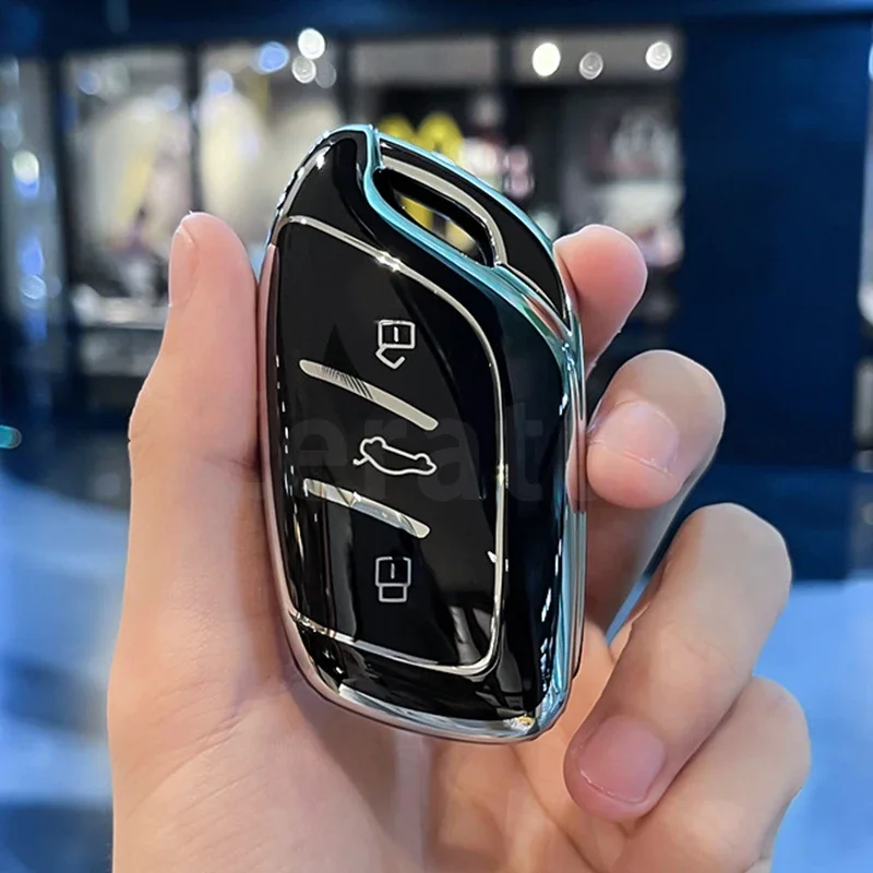 Для Roewe RX5 i6 i5 RX3 RX8 ERX5 для MG ZS EV MG6 EZS HS EHS 2019 2020 Автомобильный чехол смарт-ключа