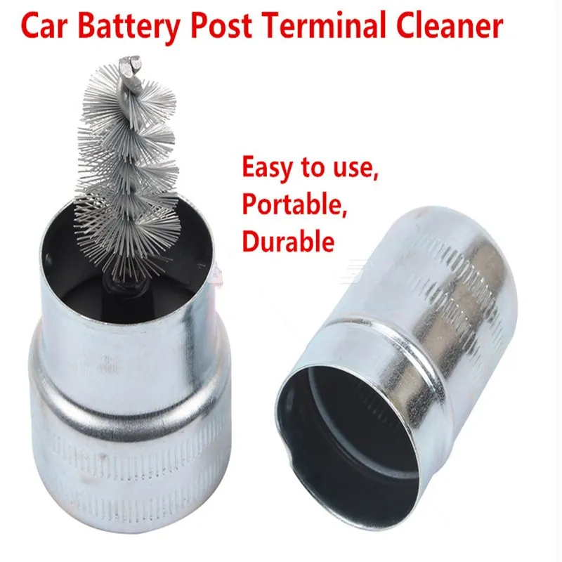 

Battery Post Terminal Cleaner Dirt And Corrosion Brush Hand Clean Tool