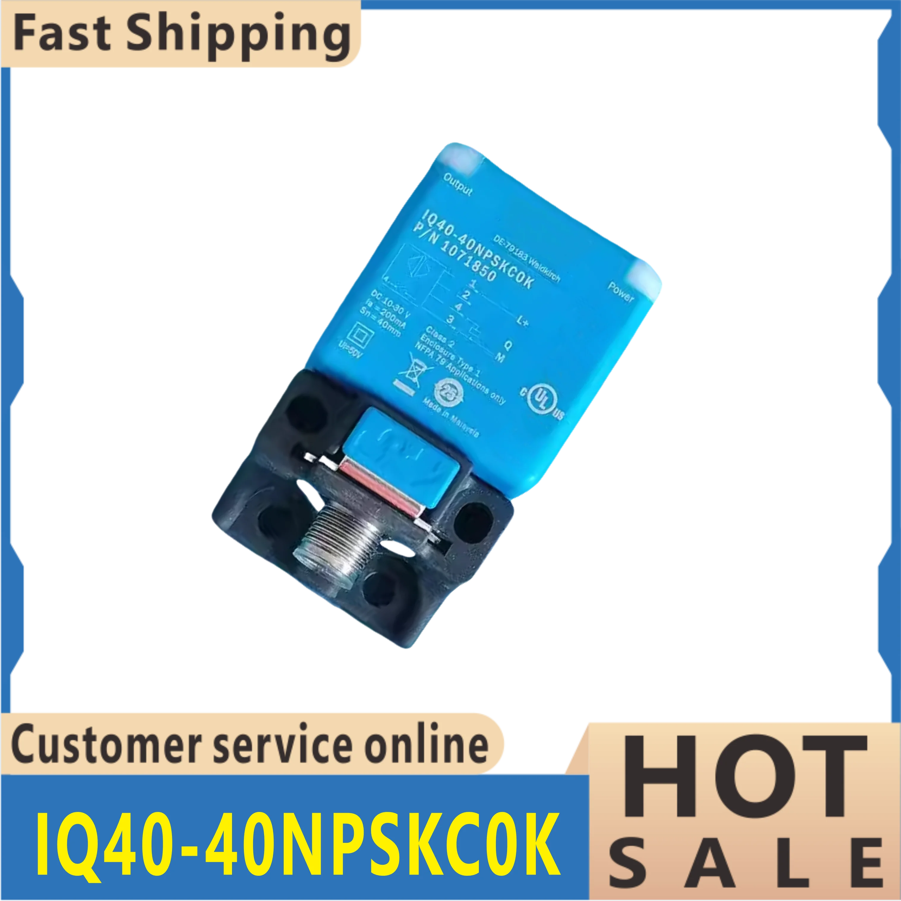 Оригинальный новый датчик приближения IQ40-40NPSKC 0K