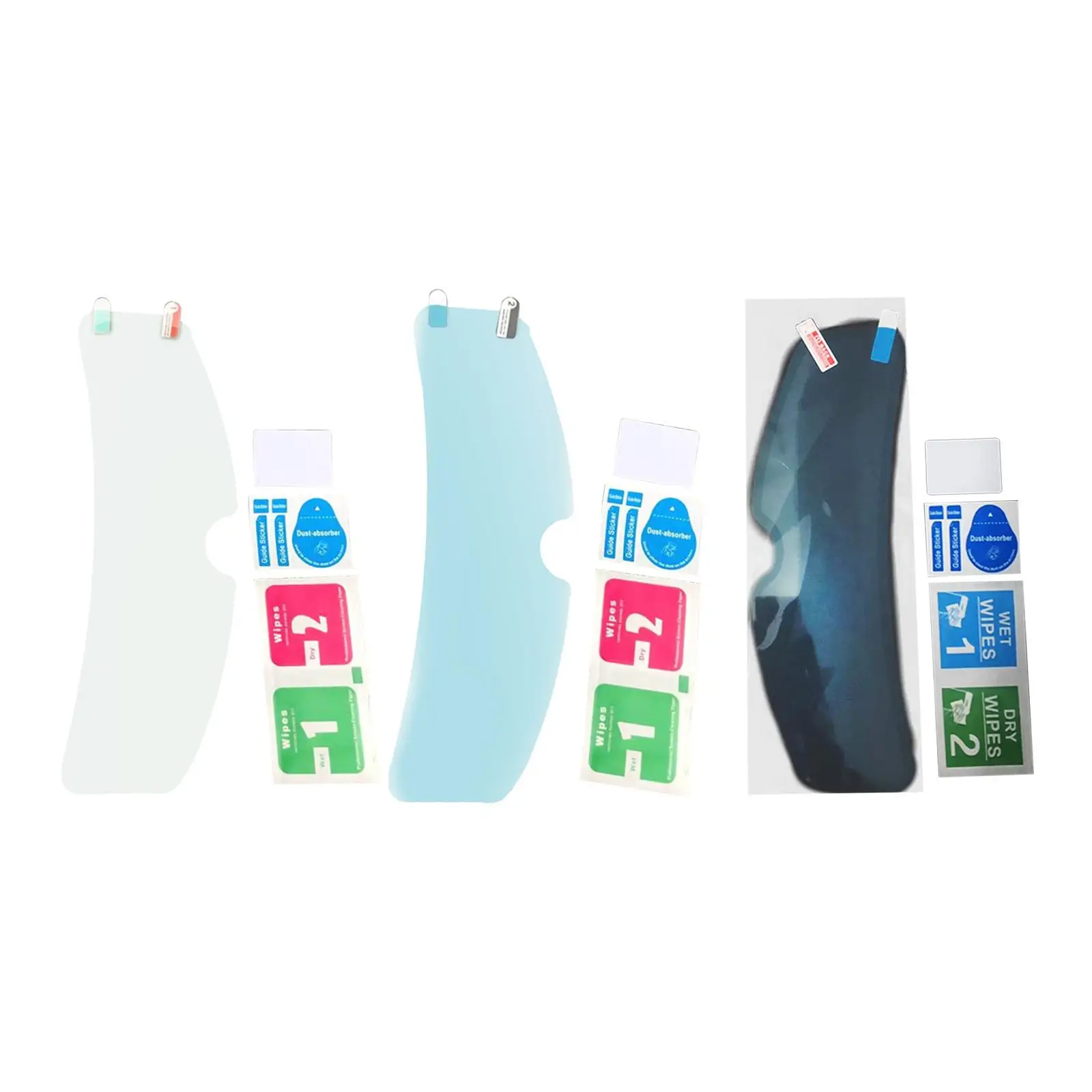 

Anti Fog Film PET Glue Safe High Light Transmittance Accessories Clear for Motorcycle Lens