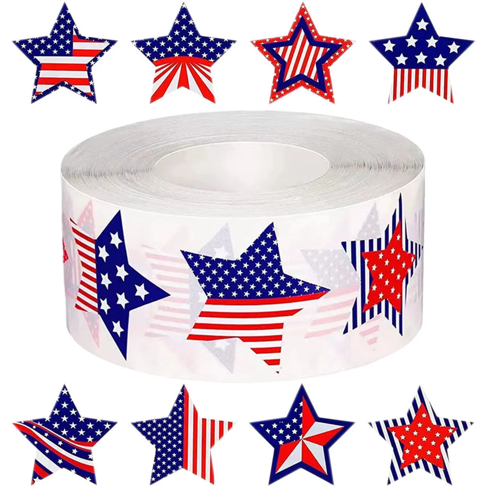 

United States Gift Sticker DIY Patriotic Decals Independence Day Labels Holiday Envelop Sealing