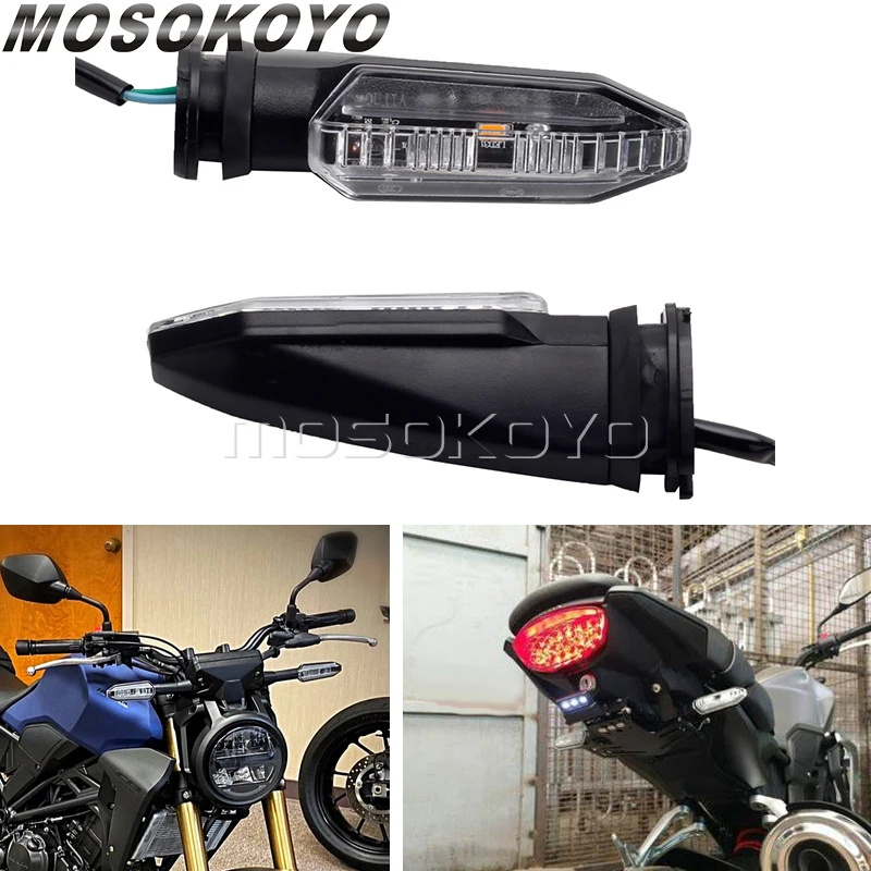 

12V LED Turn Signal Indicator Light For Honda Forza 750 CMX500 CMX300 ADV 150 X-ADV 750 CB1300 NC750X CB500F CB500X CBR650R CRF
