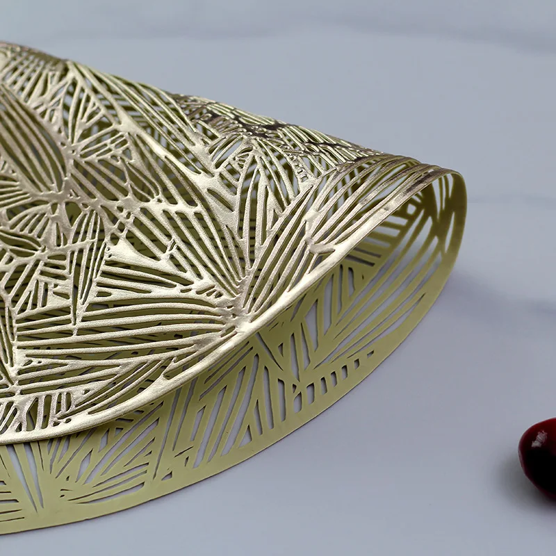 Подставка для обеденного стола Полая подставка подставок Коврики чаши Золотой