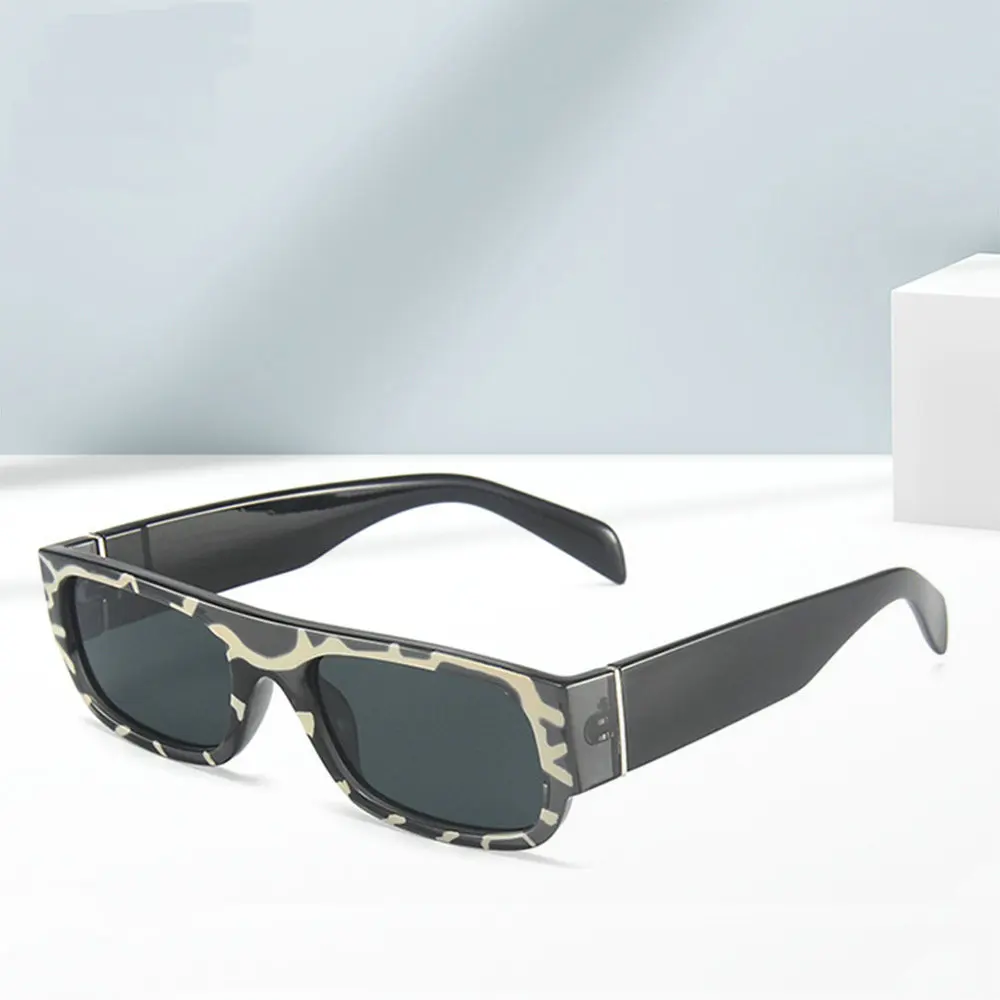 

Fashion square frame sunglasses Hip hop trend fluorescent street sunglasses new cool glasses men woman all can