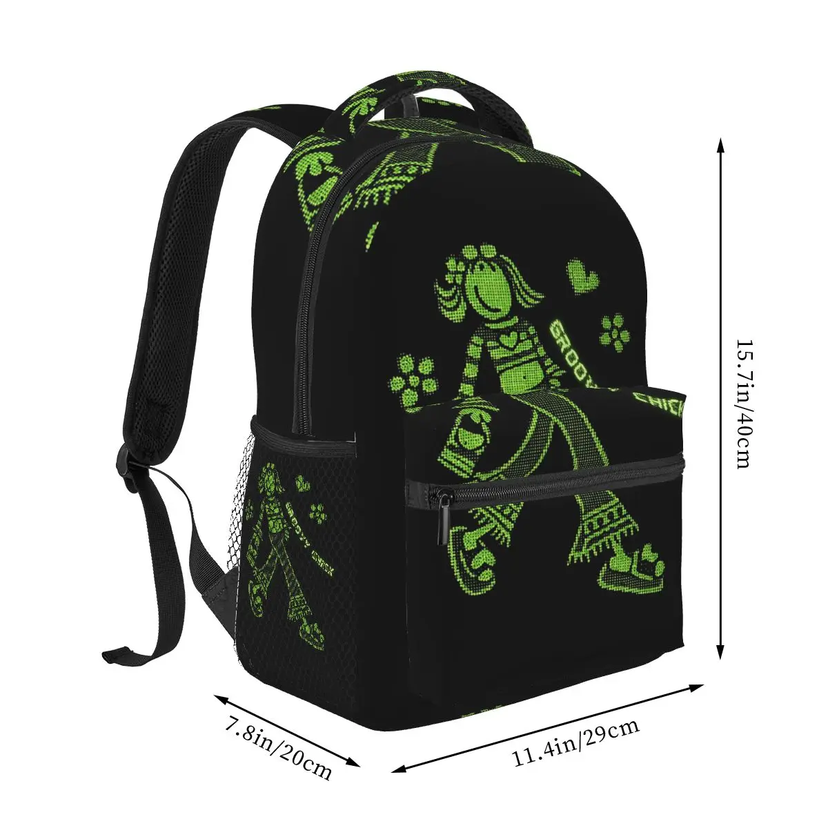 Фото Рюкзак Groovy Chick, горячая распродажа, вместительный рюкзак для детей, школьная сумка, сумки через плечо для мужчин и женщин №2