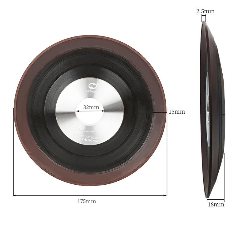 Шлифовальный круг диаметром 175 мм из карбида вольфрама