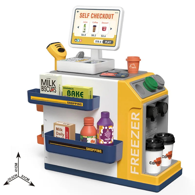 Детский игровой домик игрушки для супермаркета торговые столы открытки покупок
