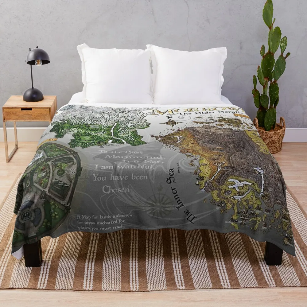 Morrowind, одеяло для кровати для пожилых людей, мягкое свободное одеяло, пушистое одеяло