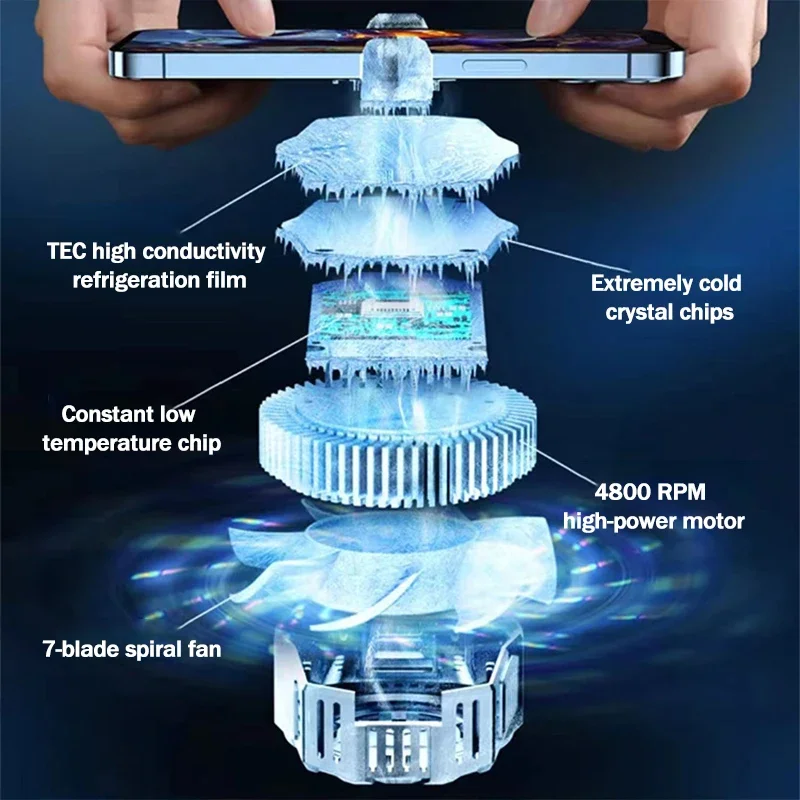 S06 кулер для мобильного телефона полупроводниковый радиатор с быстрым