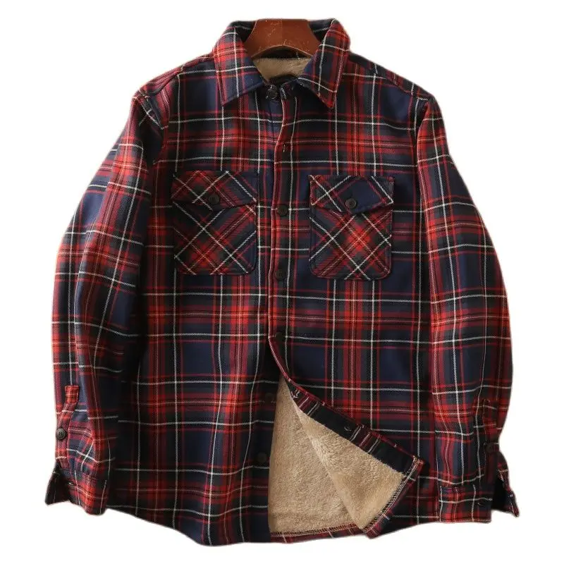

Мужская флисовая рубашка, куртка, клетчатая зимняя теплая Фланелевая рубашка с подкладкой, куртка, мягкие теплые уличные спортивные рубашки, мужские повседневные куртки