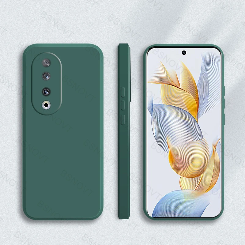 Soft Original Liquid Silicone Phone Case For Honor 90 Case For Honor 90 5G Anti-knock Full Back Cover For Honor 90 Case 6.7 inch