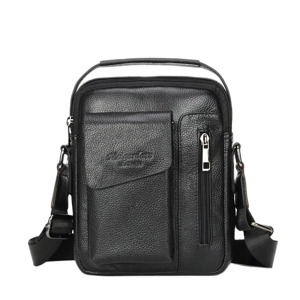 Сумка-мессенджер MEIGARDASS мужская из натуральной кожи саквояж на плечо в деловом