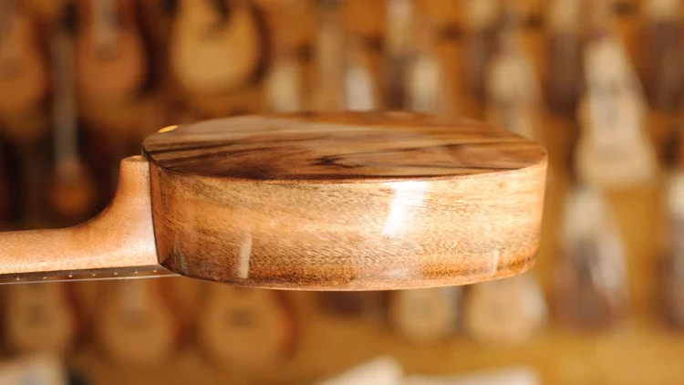 Brightsun BS-20SL Полностью твердые укулеле из коа с ананасом ручной работы