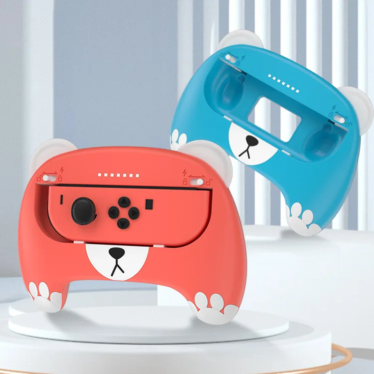 

Для Nintendo Switch Handle Switch Pro Game, аксессуары для Nintendo Ns, периферийные устройства для контроллера Joycon, мультяшный захват Sleeve