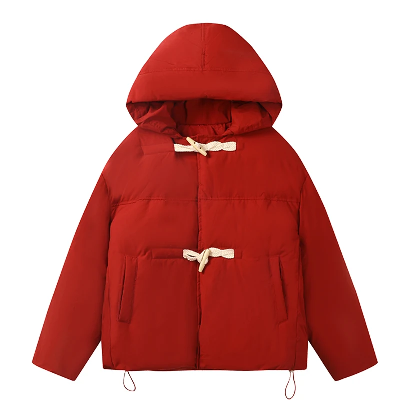 UMI MAO 90 пуховик на белом утином пуху осень-зима корейское издание винно-красный