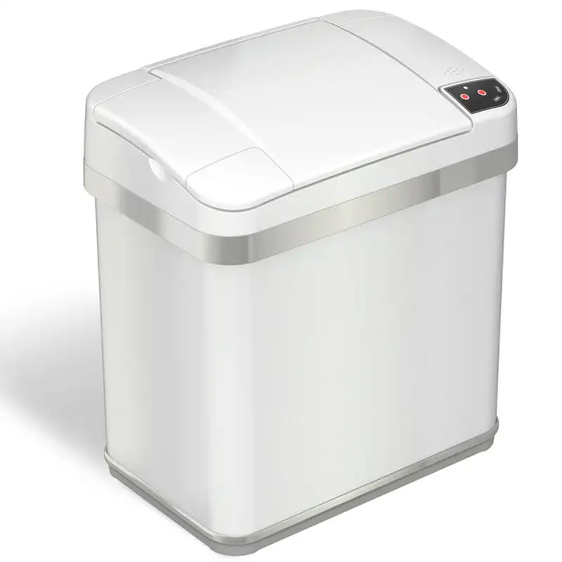 

Multifunction Sensor Trash Can, Pearl White