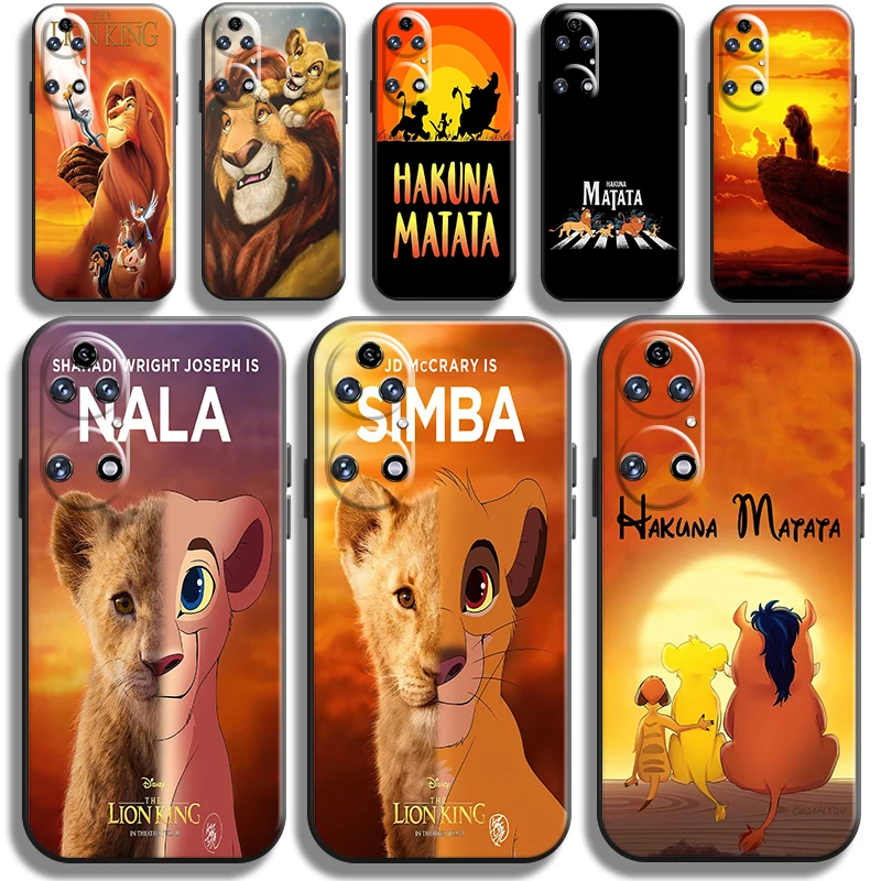 

Disney The Lion King Simba Phone Case For Huawei P50 P40 P30 P20 Pro Lite 5G P Smart Z 2021 Silicone Cover Bumper Back Funda