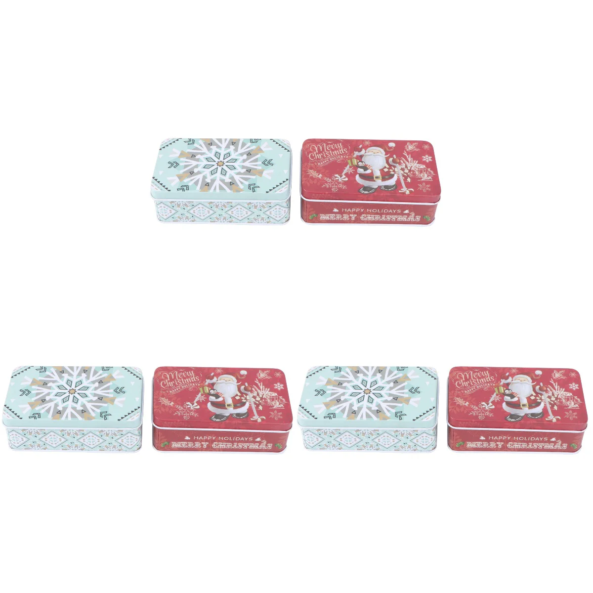 

Box Christmas Metal Party Presentcontainer Storage Tintinplate Supplies Bakery Organizer Treats Holiday Biscuits Goodie Iron