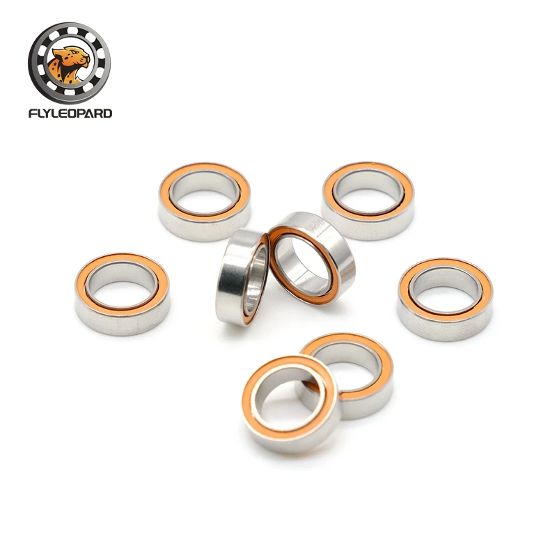 2 шт. подшипники для рыболовной катушки 8*12*3 5 мм SMR128 2RS Гибридный керамический