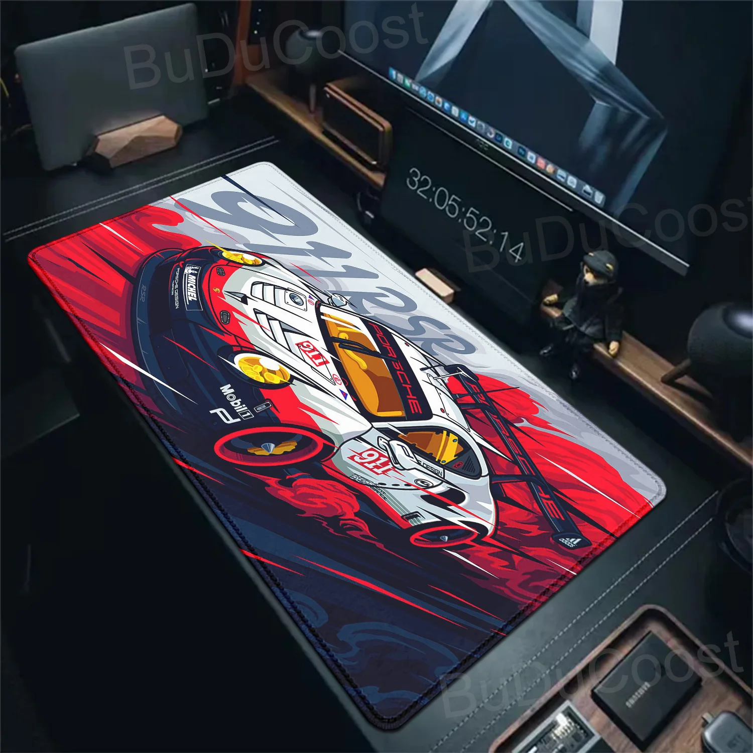 Игровой коврик GTR для гоночной машины нескользящий Настольный компьютера