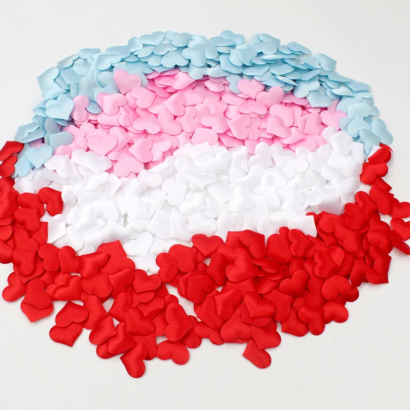 3D Губка Персиковое Сердце Красочные и красочные DIY свадебное украшение маленькие реквизиты романтическая Подарочная коробка заполненная 2 см 100 шт.