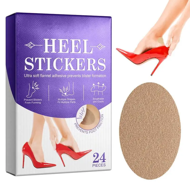 

Heel Sticker Pad Flannel Moleskin Bandages For Heels Protection From Shoe Friction With Soft Padding Blister Prevention Heel Pad