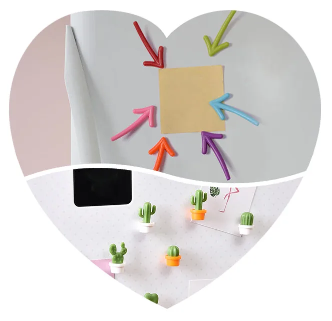 

Fridge Magnet Arrow Note Refrigerator Magnetic Whiteboard Sticker for Christmas Home Decoration in Kitchen