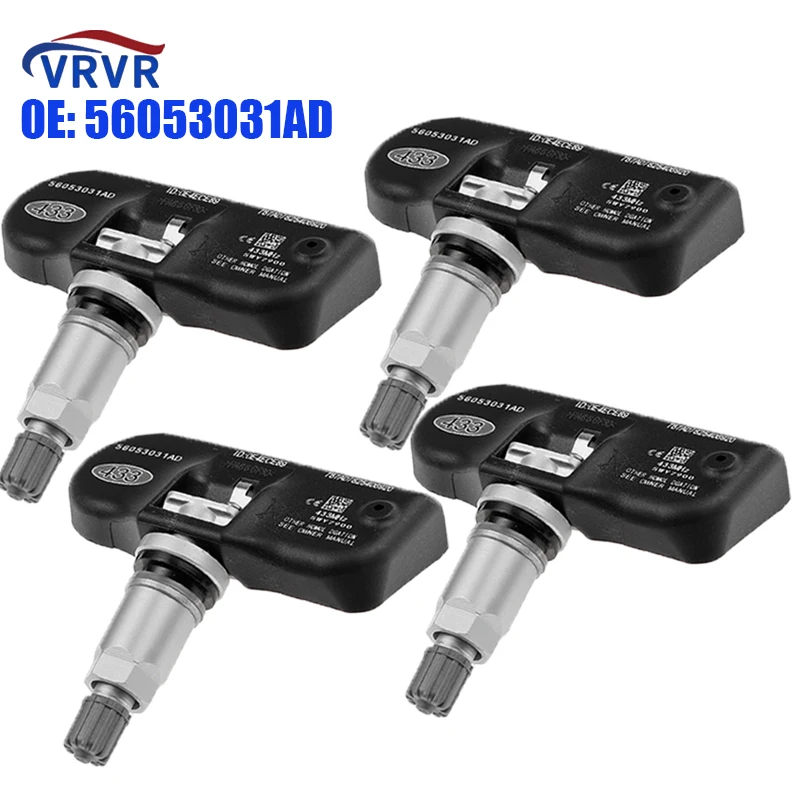 

Датчики давления в шинах VRVR 56053031AD 433 МГц TPMS для Chrysler 200 Sebring Dodge Avenger Caliber Journey Charger