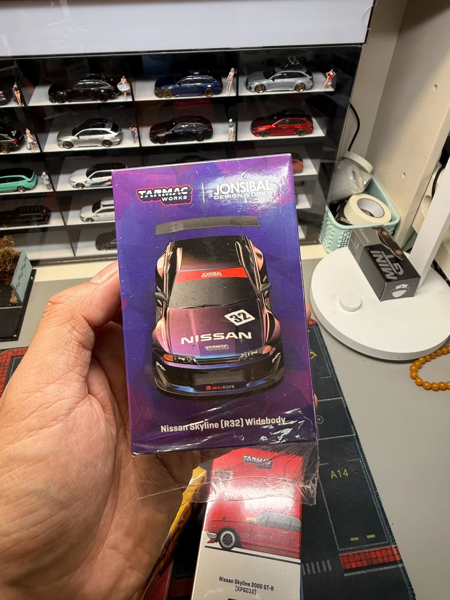 Модель автомобиля JONSIBAL Skyline R32 Widebody из сплава, масштаб 1:64, Diecast Tarmac Works TW (art.: 3920dbd2cd799) - 3920dbd2cd799
