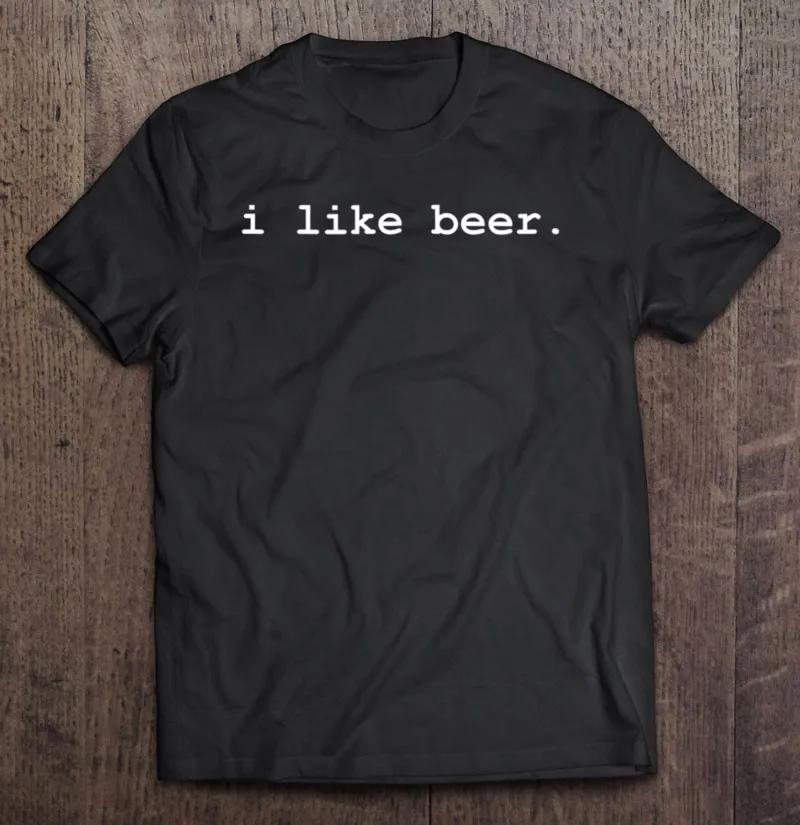

Минималистичная забавная Мужская футболка I Like Beer, футболка оверсайз с коротким рукавом, Мужская хлопковая футболка с принтом, Женская хлоп...