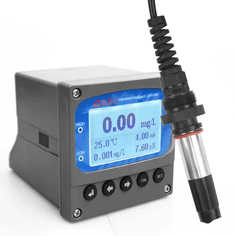

Online 4-20ma Rs485 Free Residual Chlorine Meter Chlorine Sensor With Controller