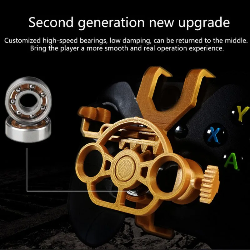 Фото Игровой гоночный руль-контроллер Mini Steering для One X S Elite, аксессуары, напечатанные на 3D-принтере - A09I №1
