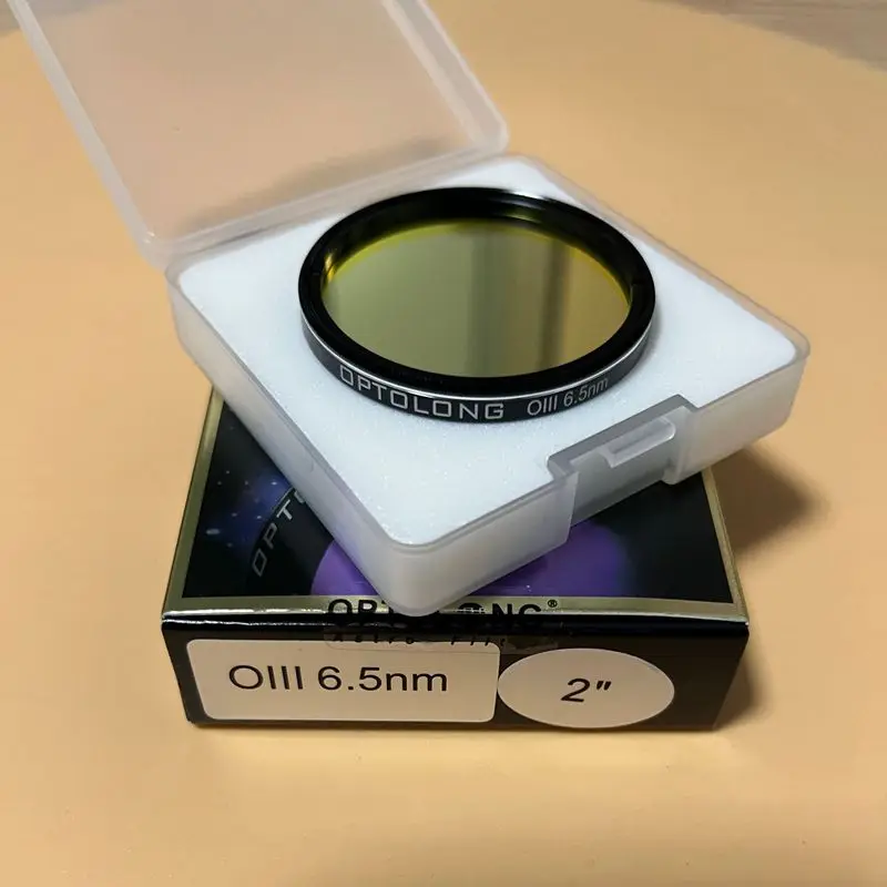 

OPTOLONG 1.25 inches 2 inches Ha7nm+SII6.5nm +OIII6.5nm 3 pieces) 31/36mm Frameless filter astronomical narrowband filter
