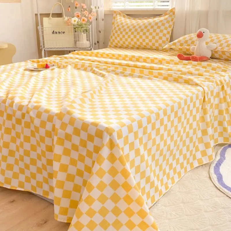 

Простыни Го́хвинчи в клетку полиэстер/хлопок Twin Queen