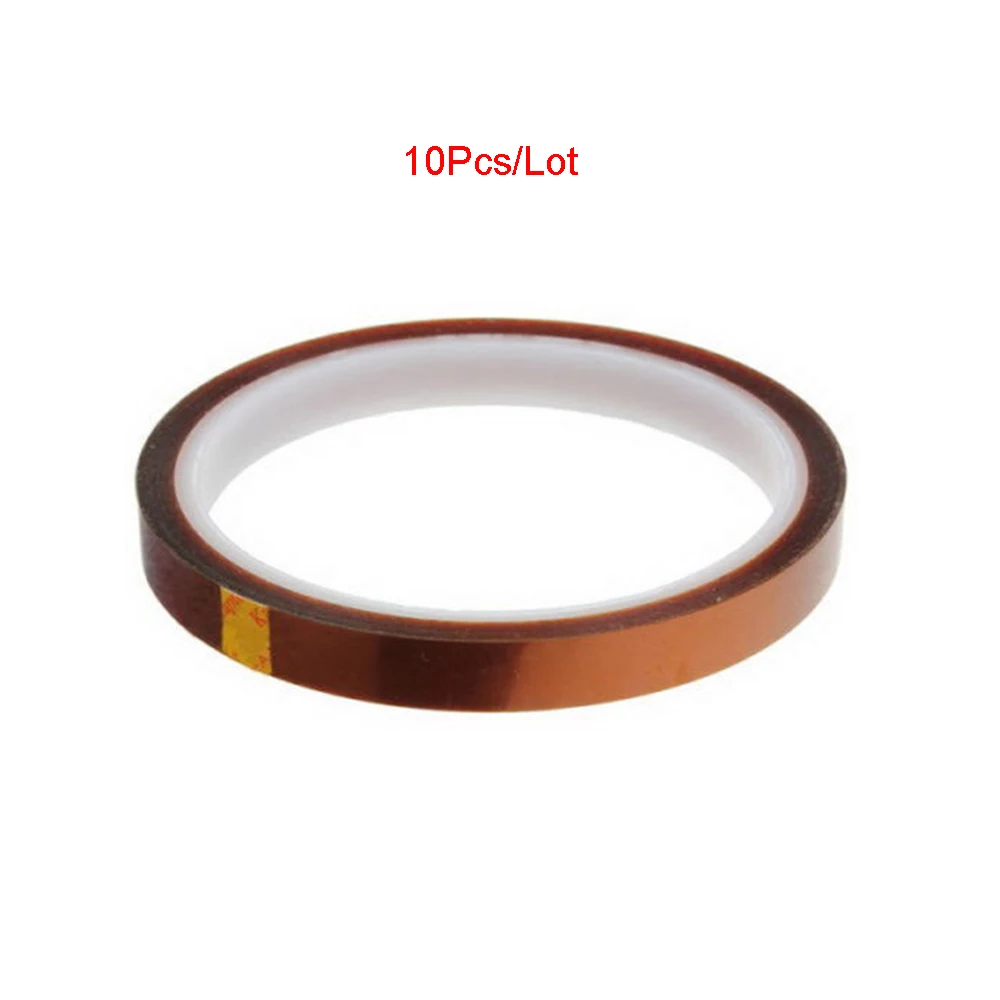 

10Pcs/Lot 10mm 12mm Heat BGA Thermal Insulation Polyimide Insulating High Temperature Adhesive Tape 3D Printing Board Protect