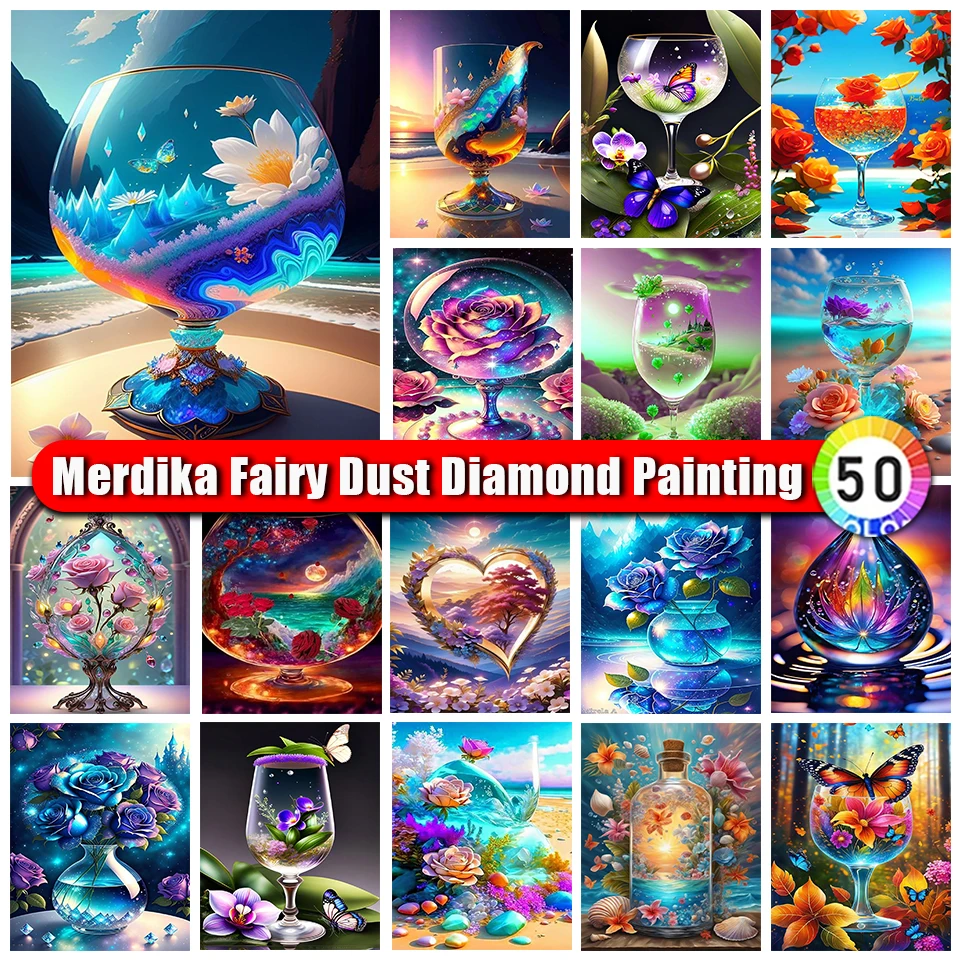 Алмазная живопись Merdika 5d мозаика с рисунком Феи пыли ручная работа Декор для дома