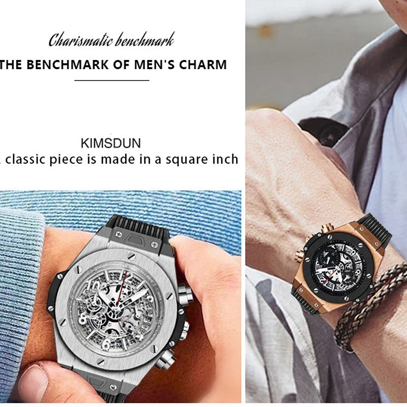 Часы наручные мужские кварцевые в стиле милитари роскошные брендовые модные